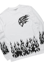 Bubble White/Grey Long Sleeve T-Shirt Short Set