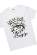 Boys All Eyes White/Camo T-Shirt/Stacked Flare Pant Set