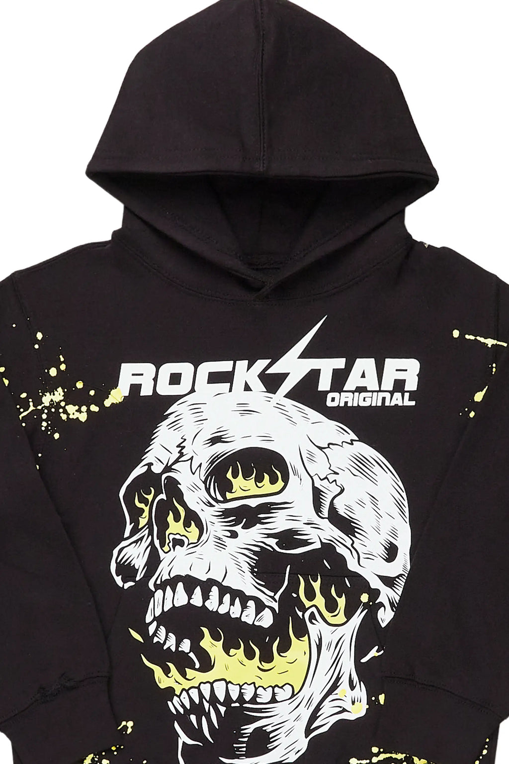 Boys Daniel Black Graphic Hoodie