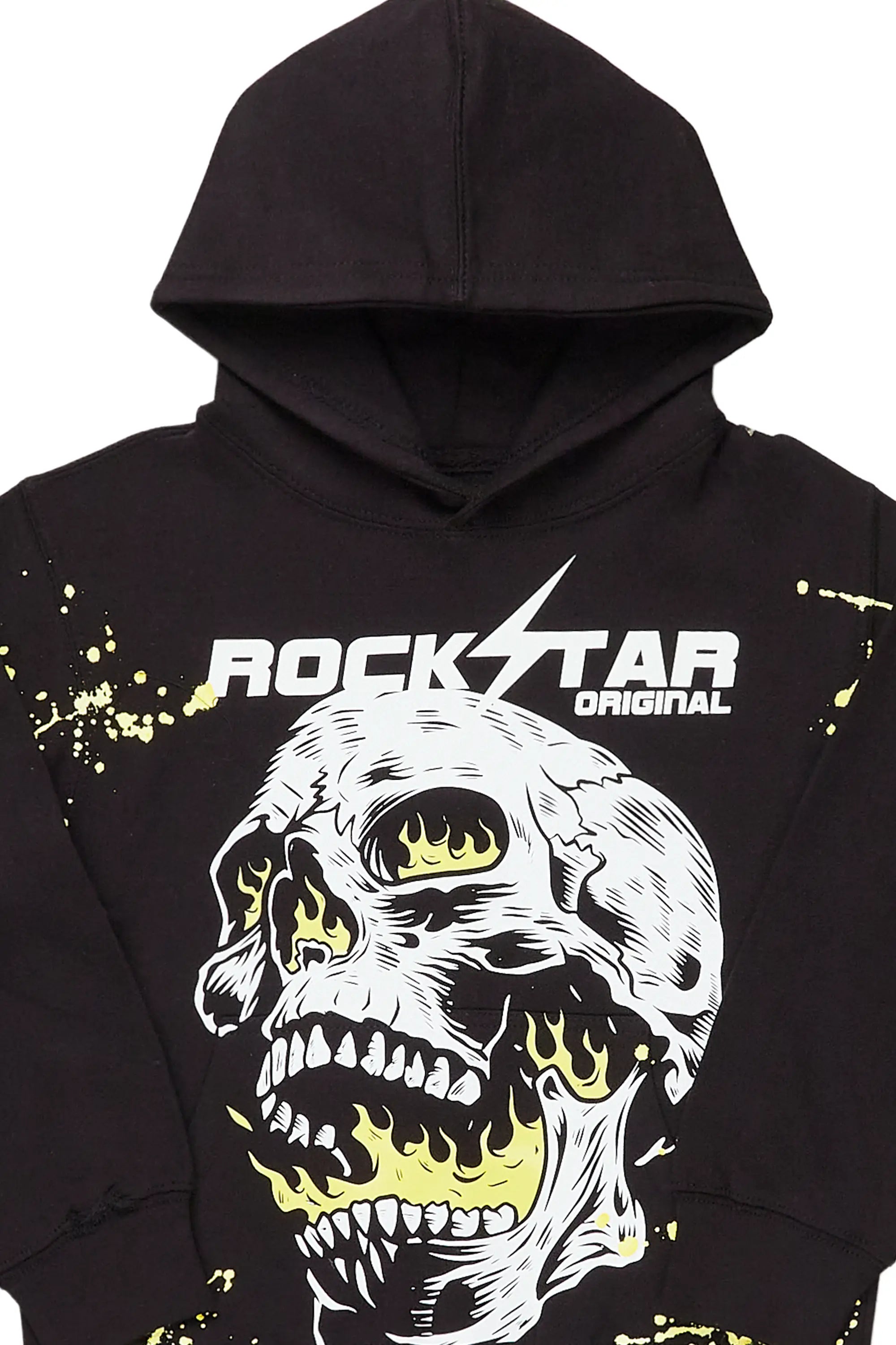 Boys Daniel Black Graphic Hoodie