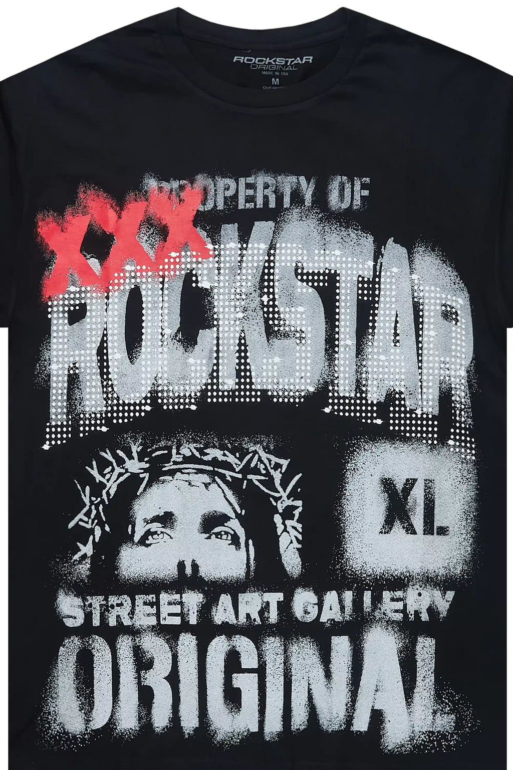 Kyo Black Oversized Graphic T-Shirt