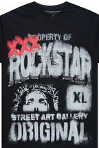 Kyo Black Oversized Graphic T-Shirt