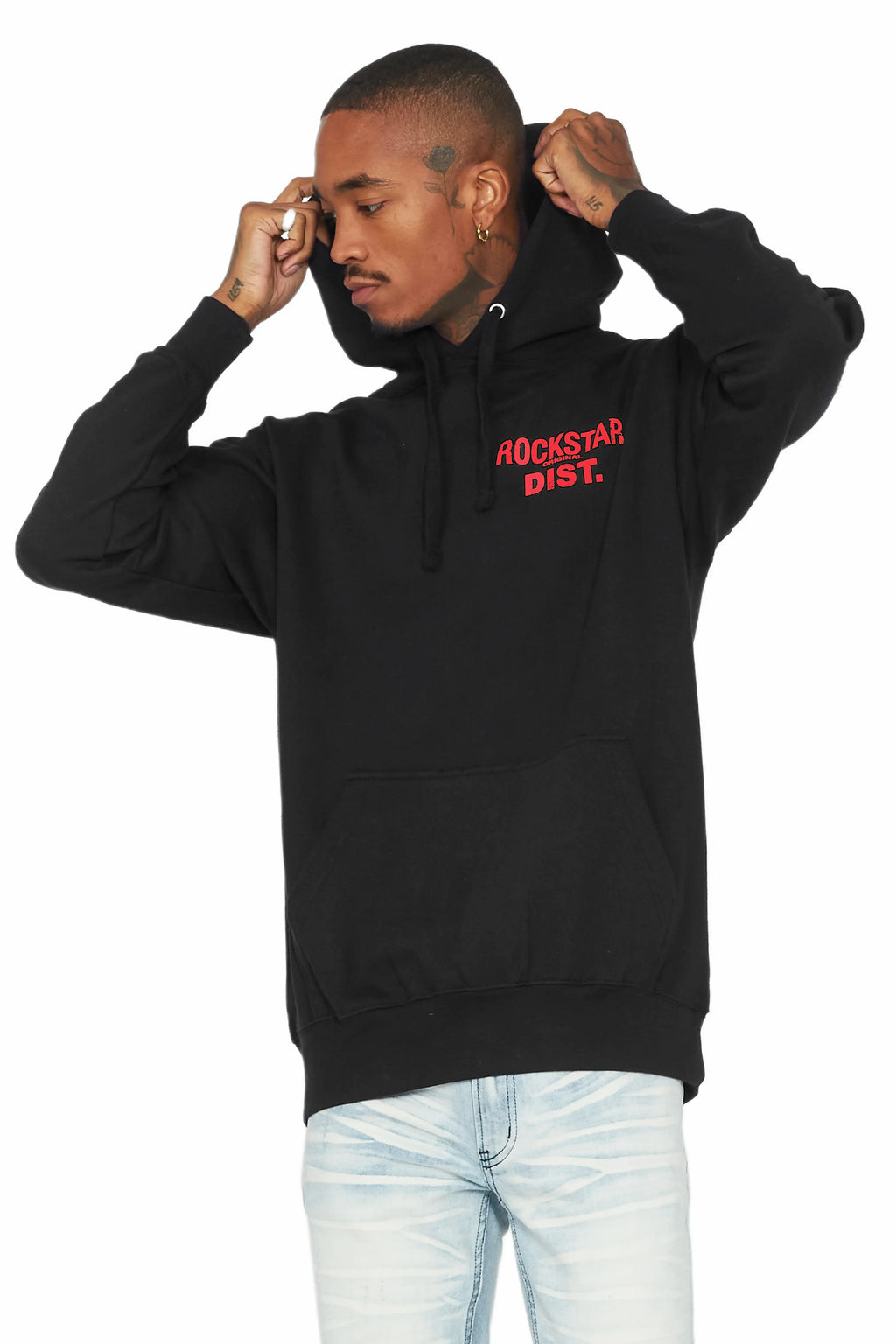 Lake Black/Red Graphic Hoodie