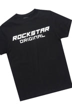 Connor Black T-Shirt/Stacked Flare Track Set