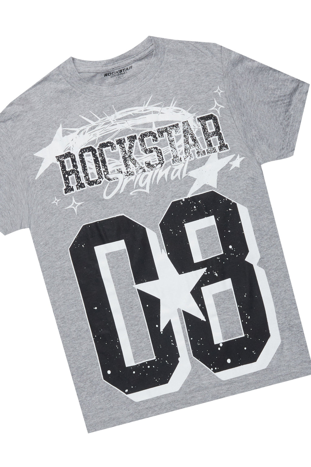 Boys Allstar Grey/White T-Shirt/Short Set
