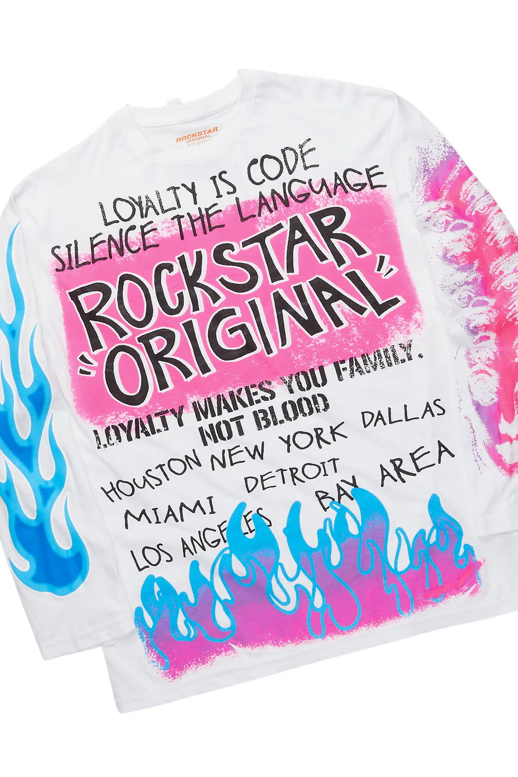 Beno Purple/White Long Sleeve T-Shirt/Baggy Pant Set