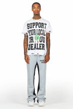 Alpine Heather Grey Baggy Pant