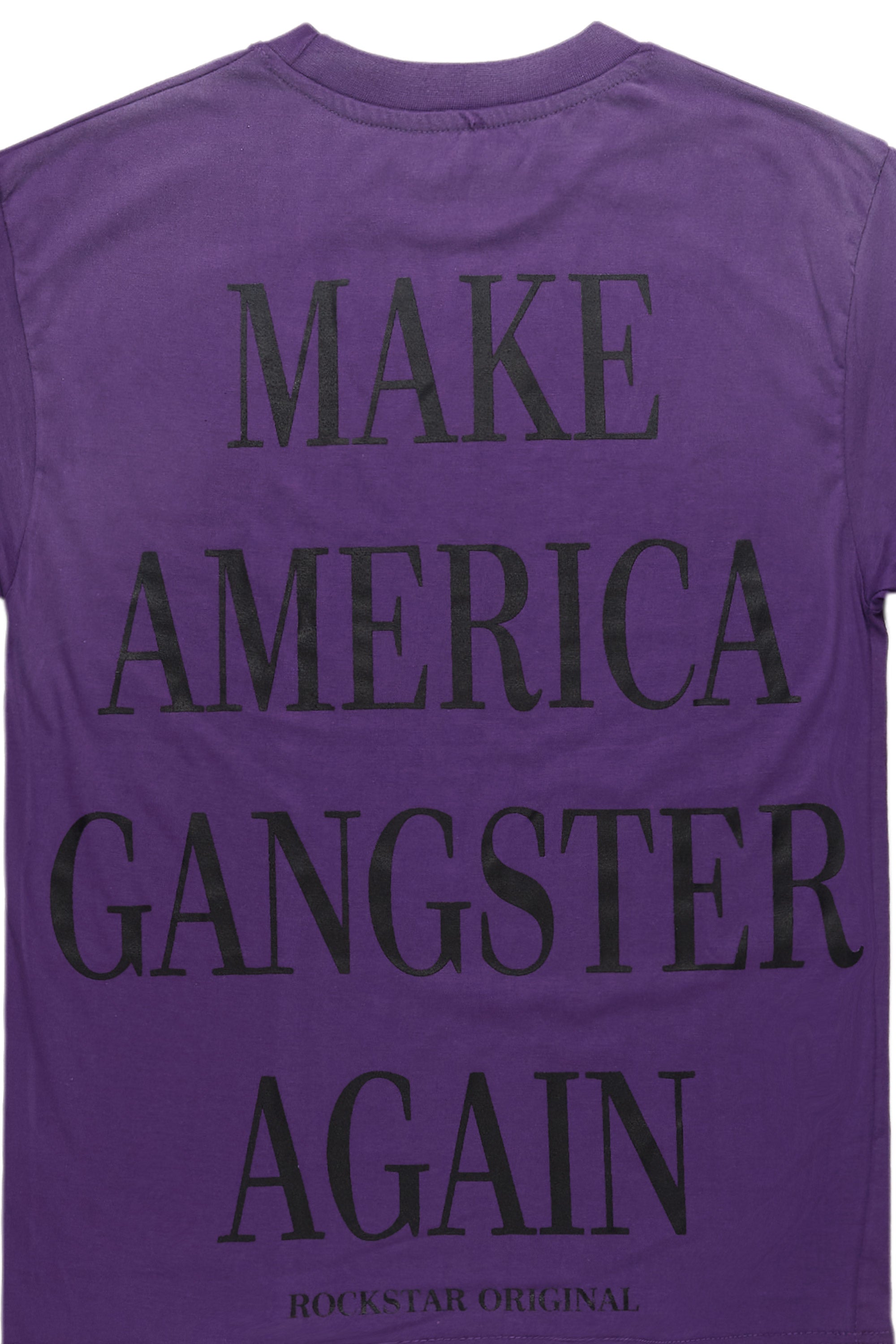 Nyokia Purple Oversized T-Shirt