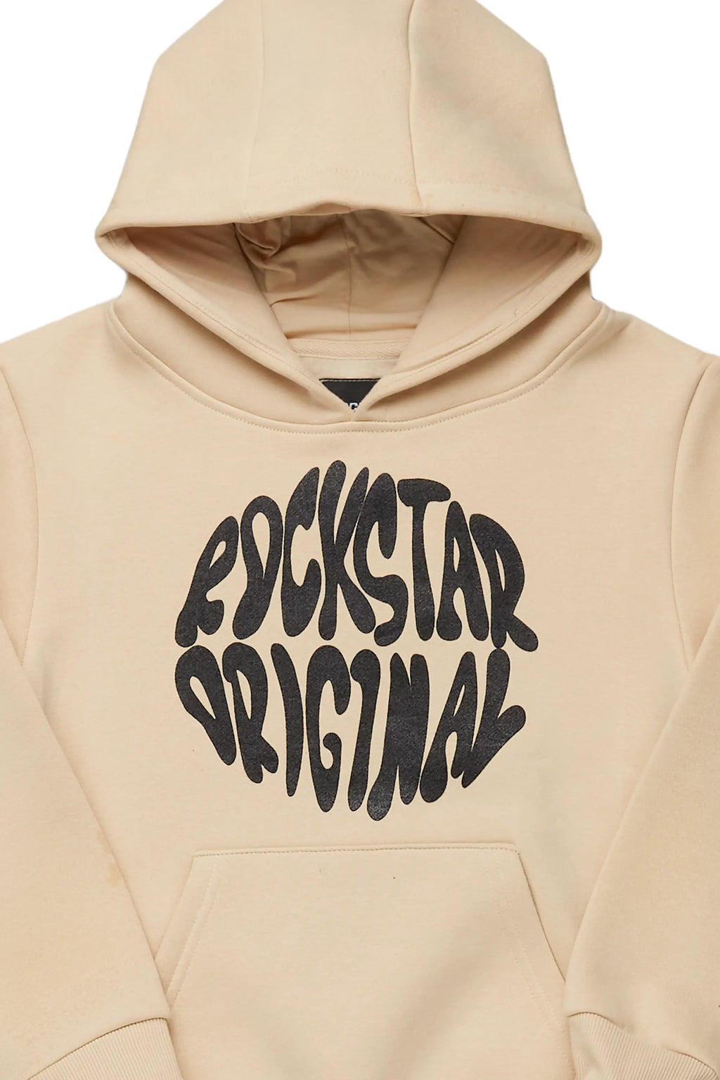 Boys Thierry Beige Graphic Hoodie