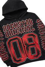 Alim Black/Red Hoodie/Baggy Track Pant Set