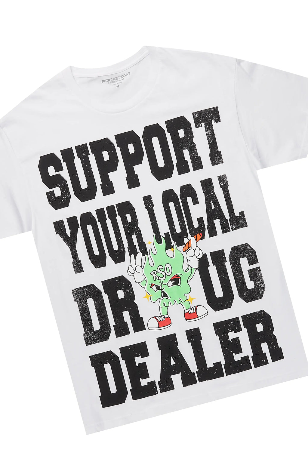 Tarl White/Grey Graphic T-Shirt Short Set