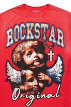 Deiter Red Oversized Graphic T-Shirt