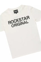 Boys Deniska White/Camo T-Shirt Baggy Stacked Flare Set