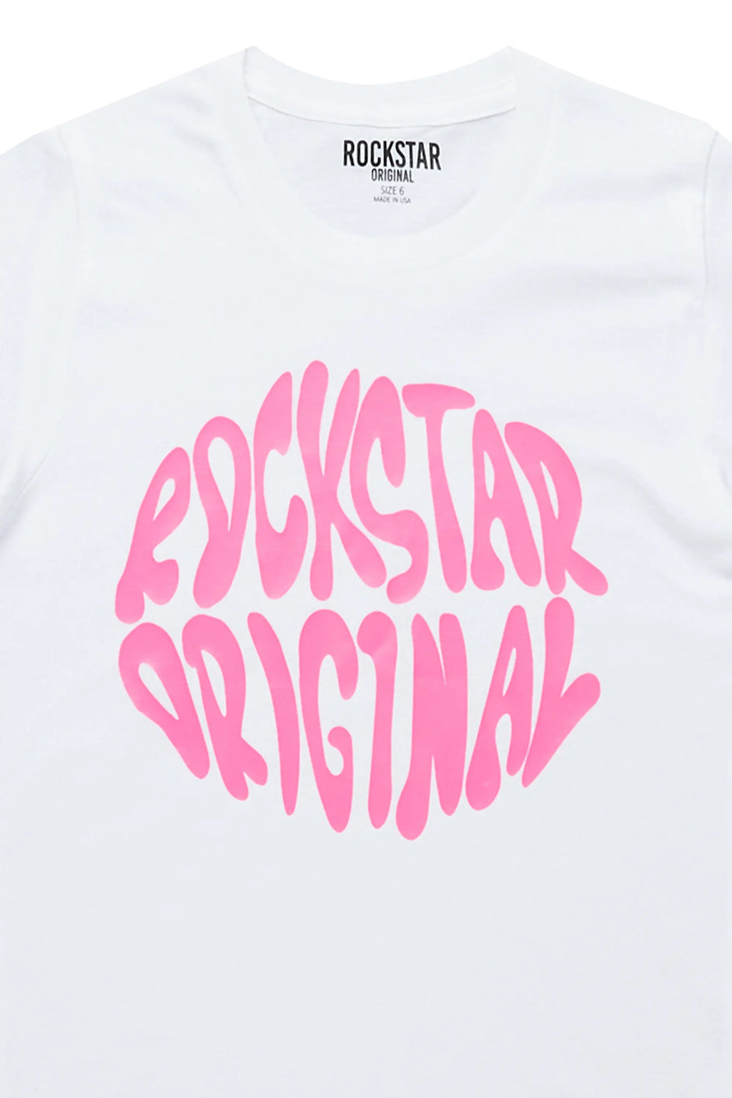 Girls Kami White Graphic T-Shirt