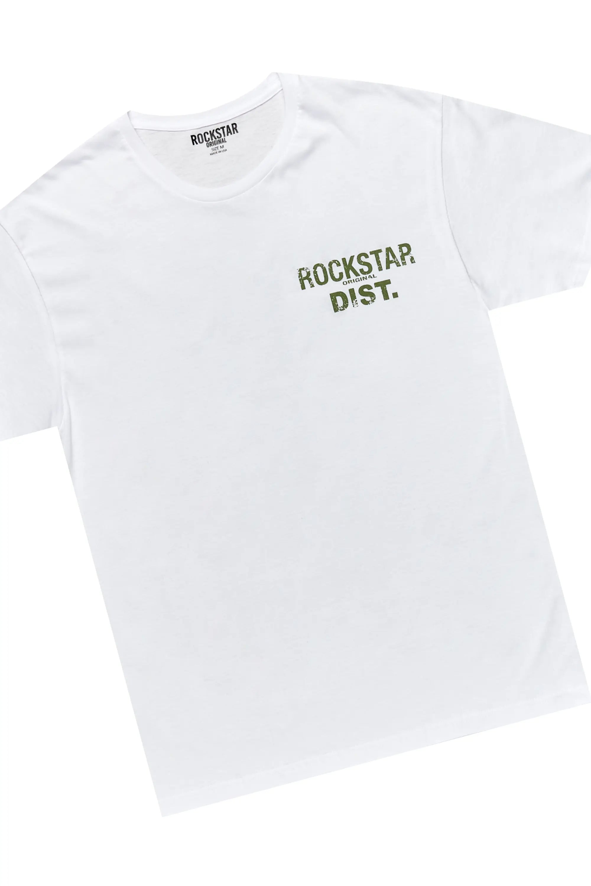 Lake White T-Shirt & Shake Stacked Flare Jean Bundle