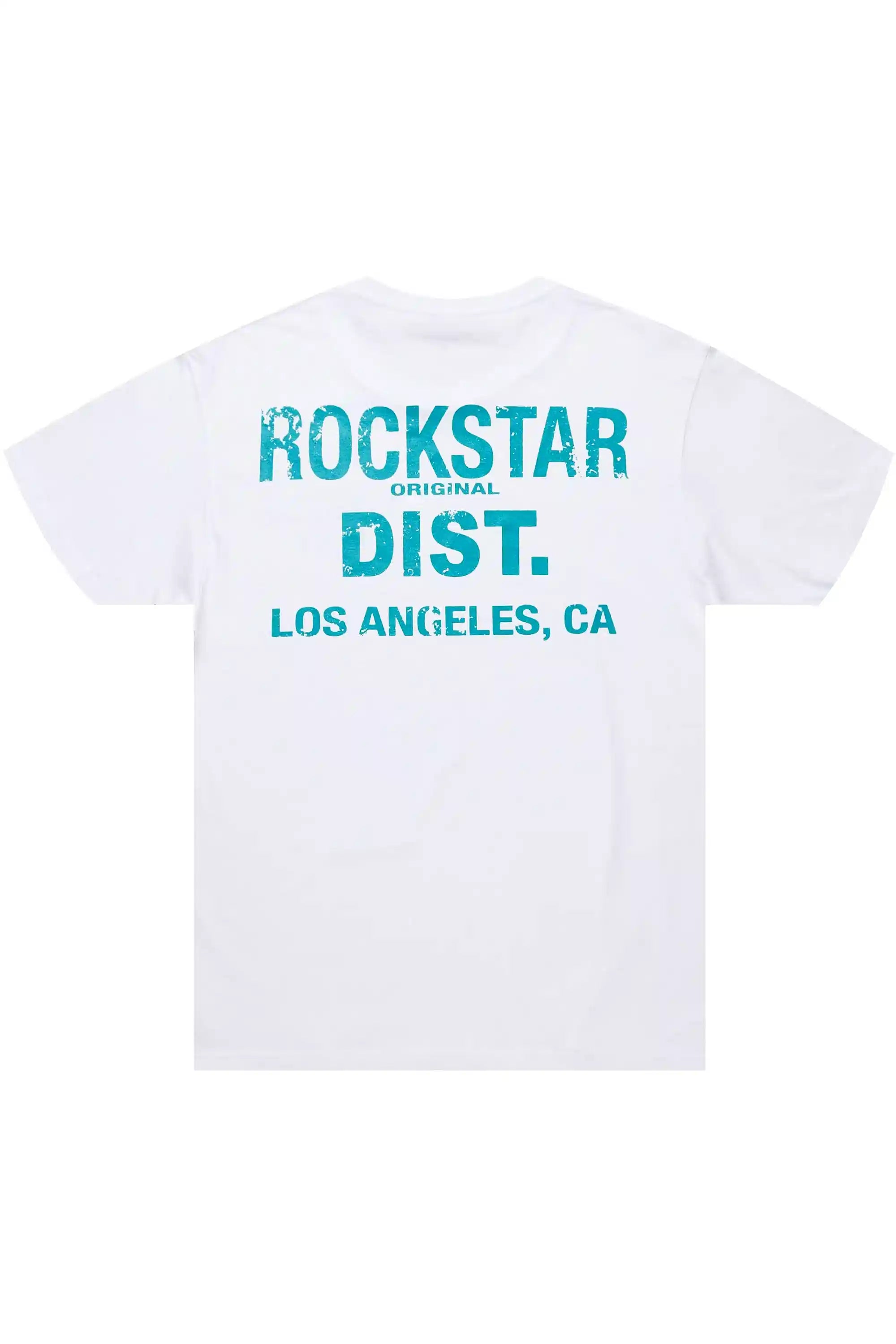 Lake White/Aqua Graphic T-Shirt