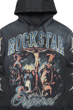 Zairea Charcoal Oversized Hoodie