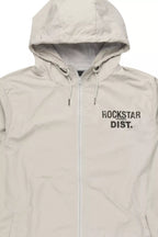 Lake Grey Graphic Windbreaker