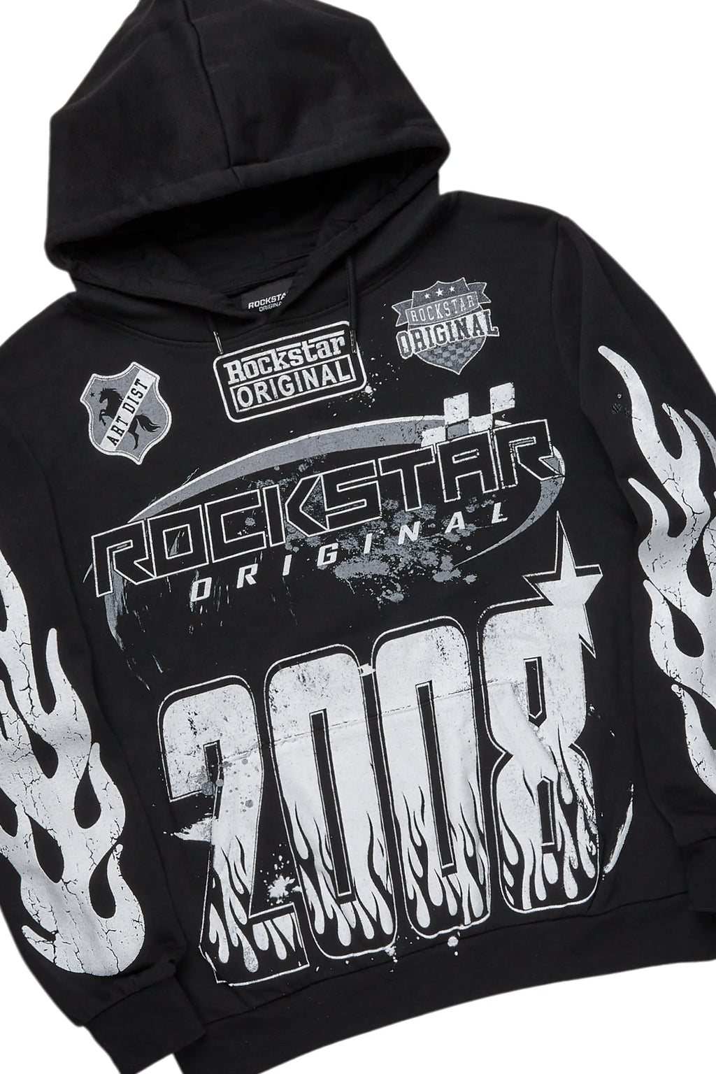 Amos Black Hoodie/Super Stacked Hoodie Track Set