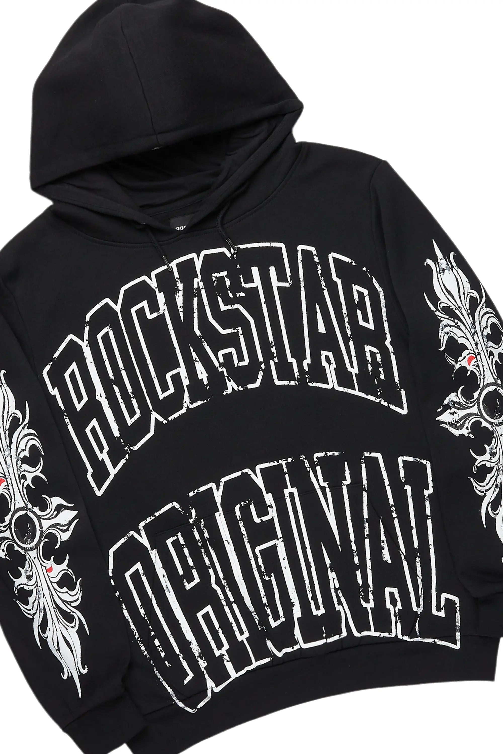 Akio Black Hoodie/Baggy Track Pant Set