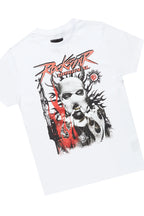 Boys Merci White/Grey T-Shirt Short Set