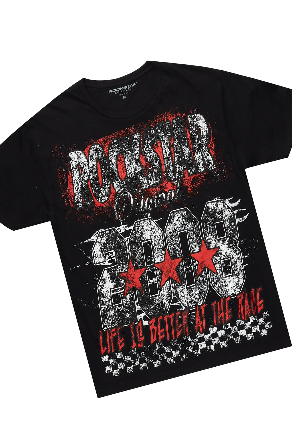 Racing Grung Black Graphic T-Shirt Short Set