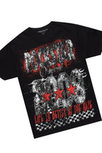 Racing Grung Black Graphic T-Shirt Short Set