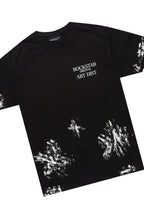 Fillip Black/White T-Shirt/Raw Edge Short Set