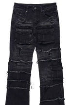 Boys Folant Dark Grey Stacked Flare Jean