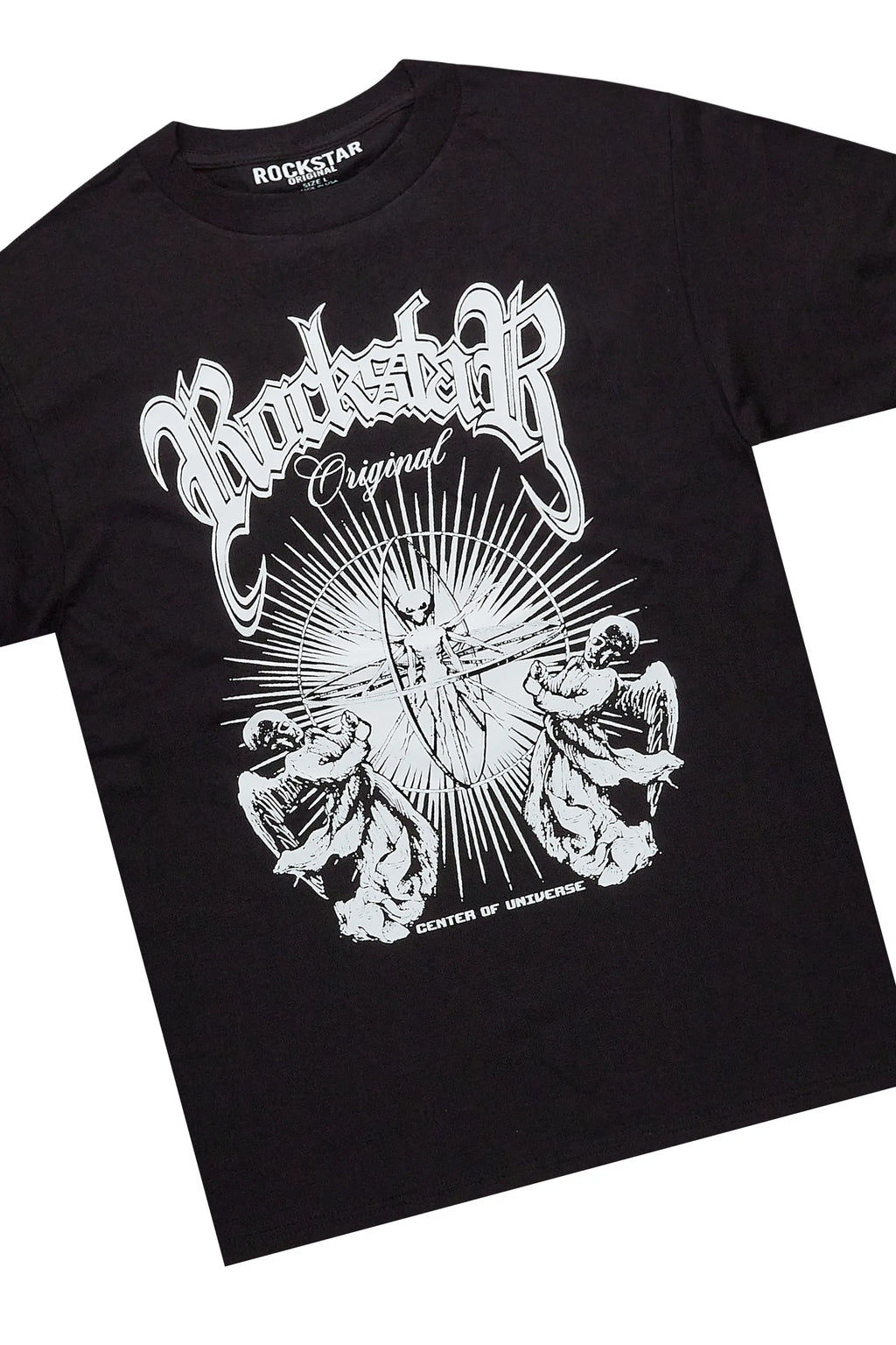 Yarden Black T-Shirt Stacked Flare Track Set