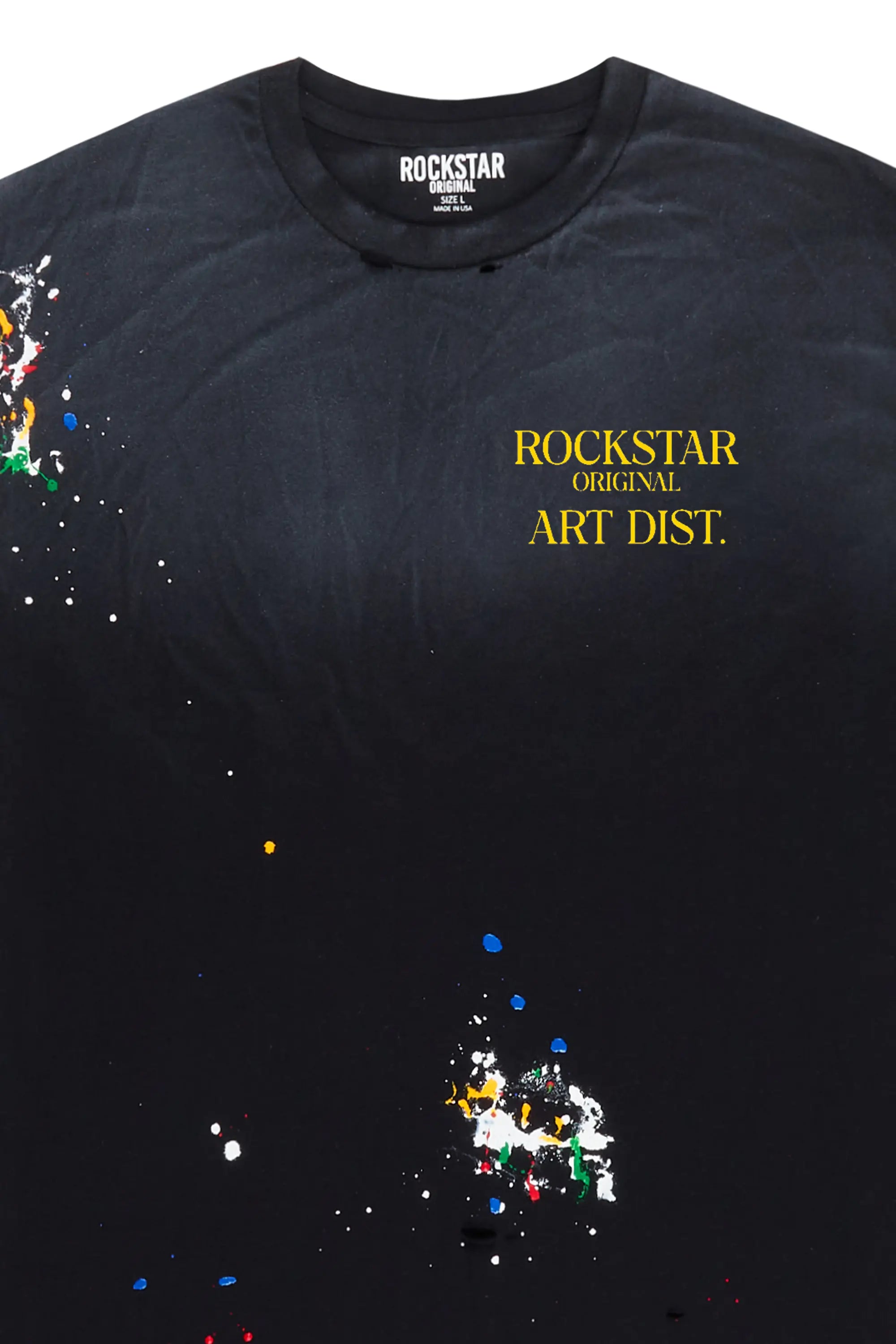 Palmer Black/Yellow Graphic T-Shirt