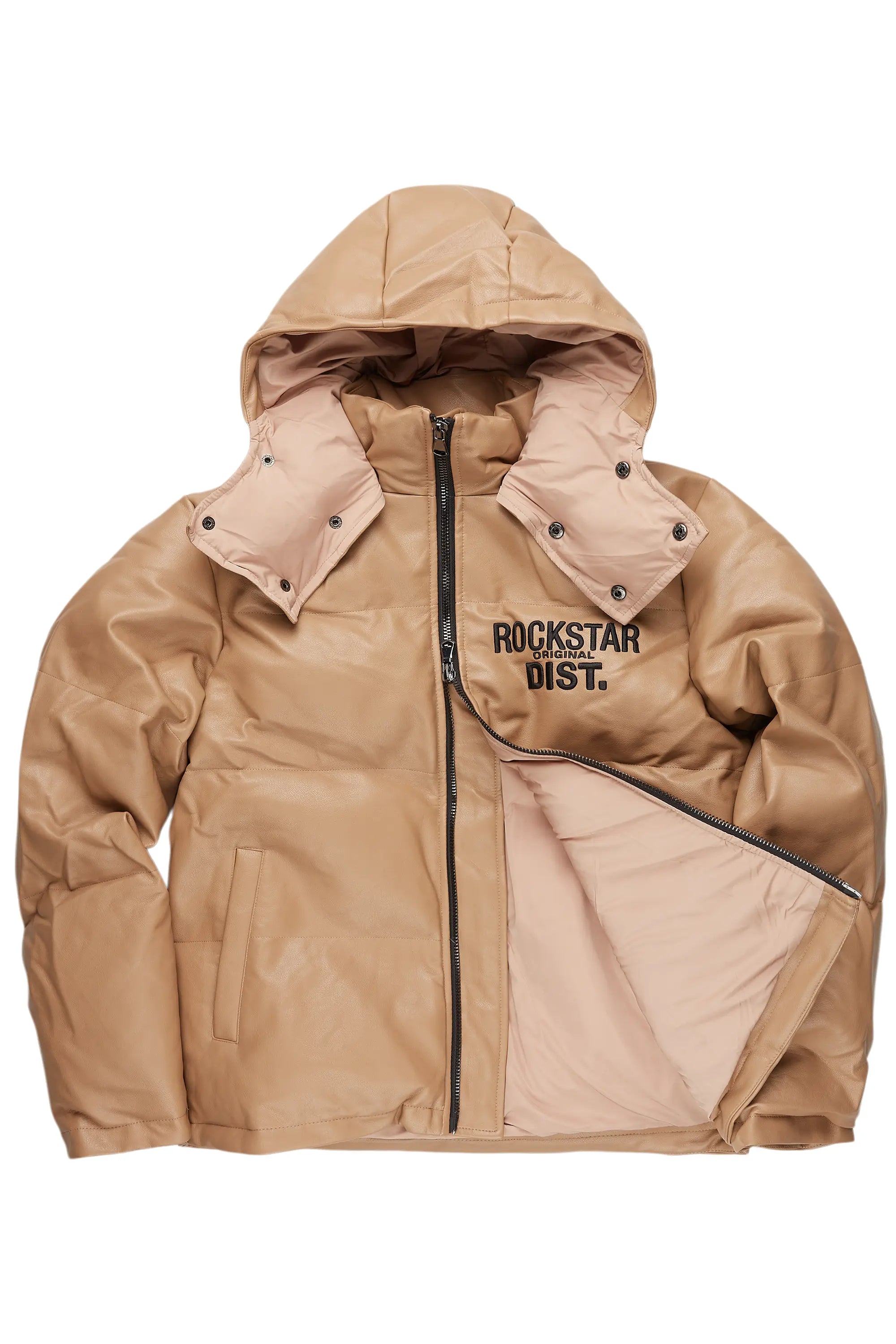 Kensen Beige Puffer Jacket