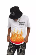 Boys Roeland White Graphic T-Shirt