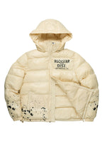 Raffer Beige Heavy Puffer Jacket
