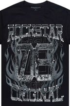 Veyene Black/Grey Oversized Graphic T-Shirt