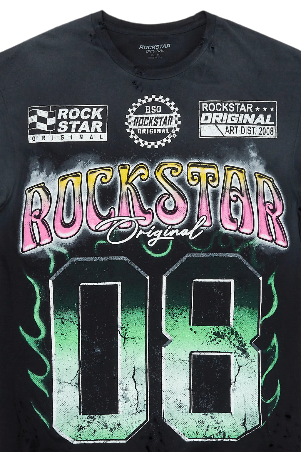 Quito Black Oversize Graphic T-Shirt