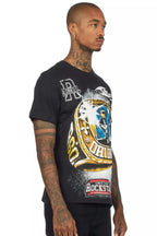 Gemchamp Black Graphic T-Shirt