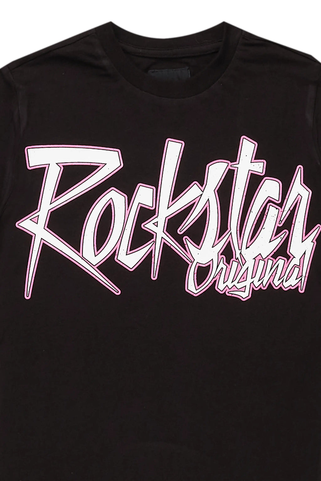 Girls Kalie Black Graphic T-Shirt