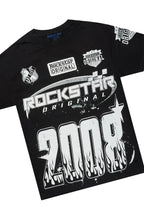 Amos Black T-Shirt/Stacked Flare Jean Bundle