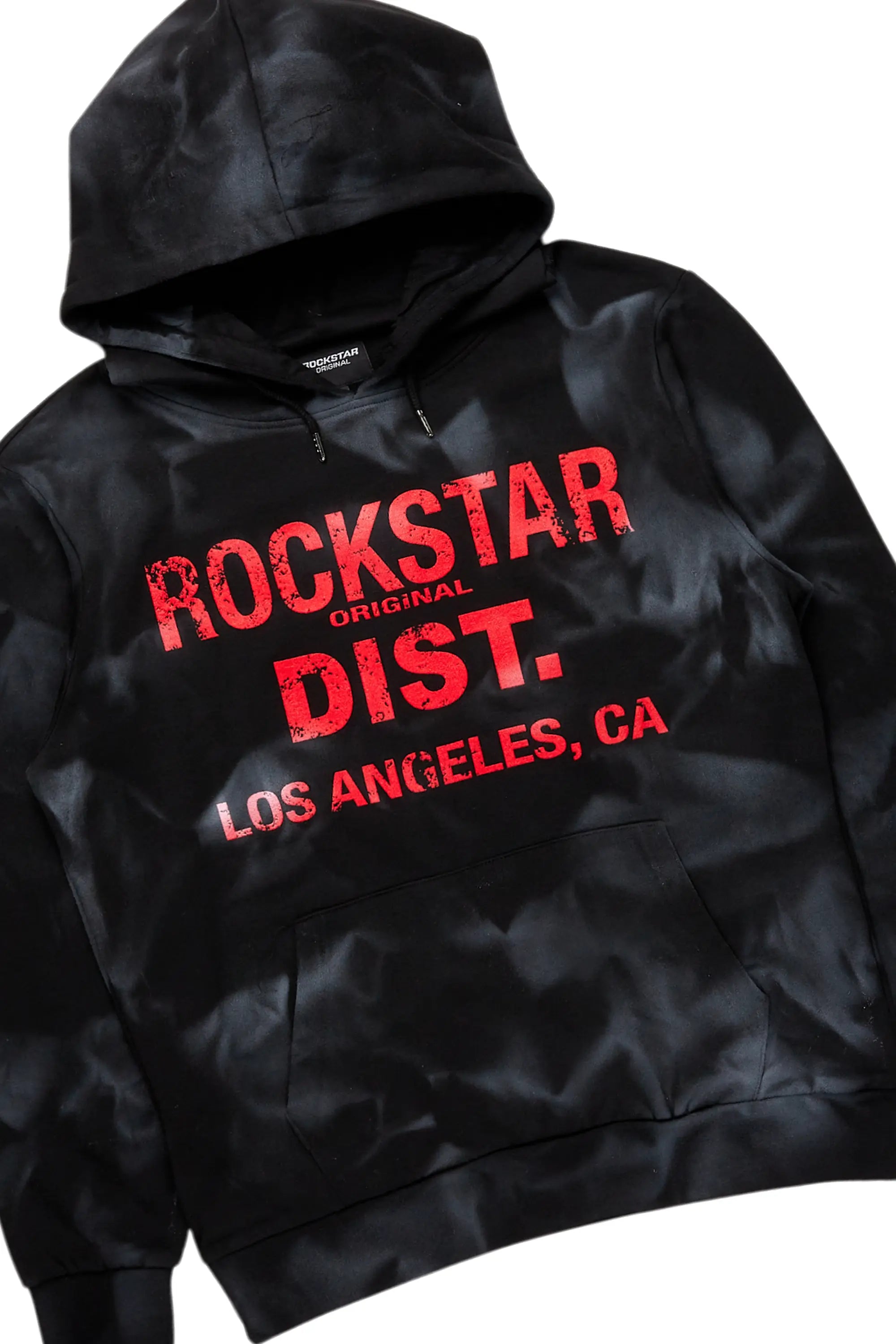 Nelly Black/Red Hoodie/Baggy Track Pant Set