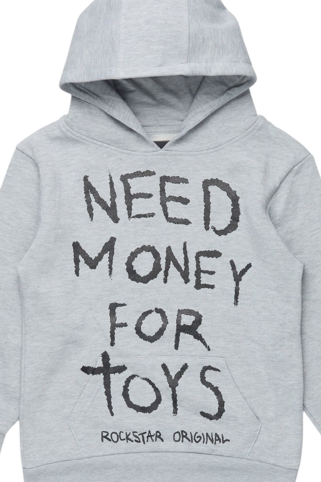 Boys M4 Toys Grey/Black Graphic Hoodie