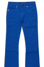 Boys Dag Royal Blue Stacked Flare Jean