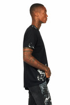 Filip Black/White Graphic Oversized T-Shirt