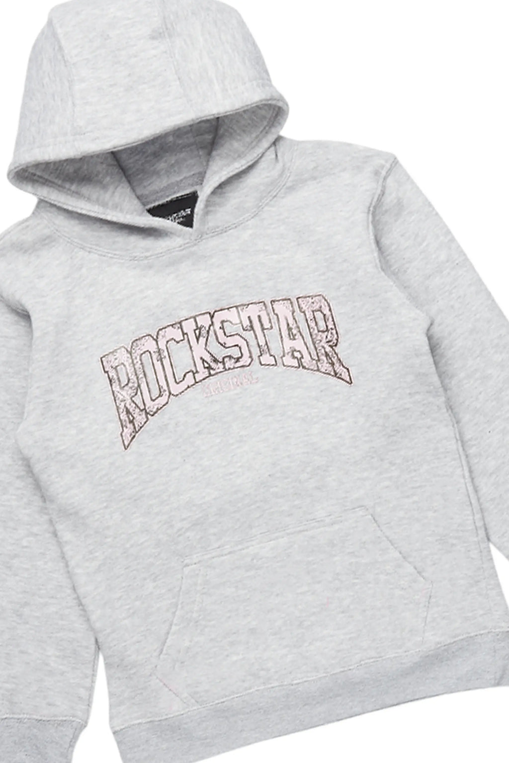 Girls Gada Grey Hoodie/Baggy Fit Jean Set