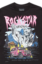 Boys Emre Black Graphic T-Shirt