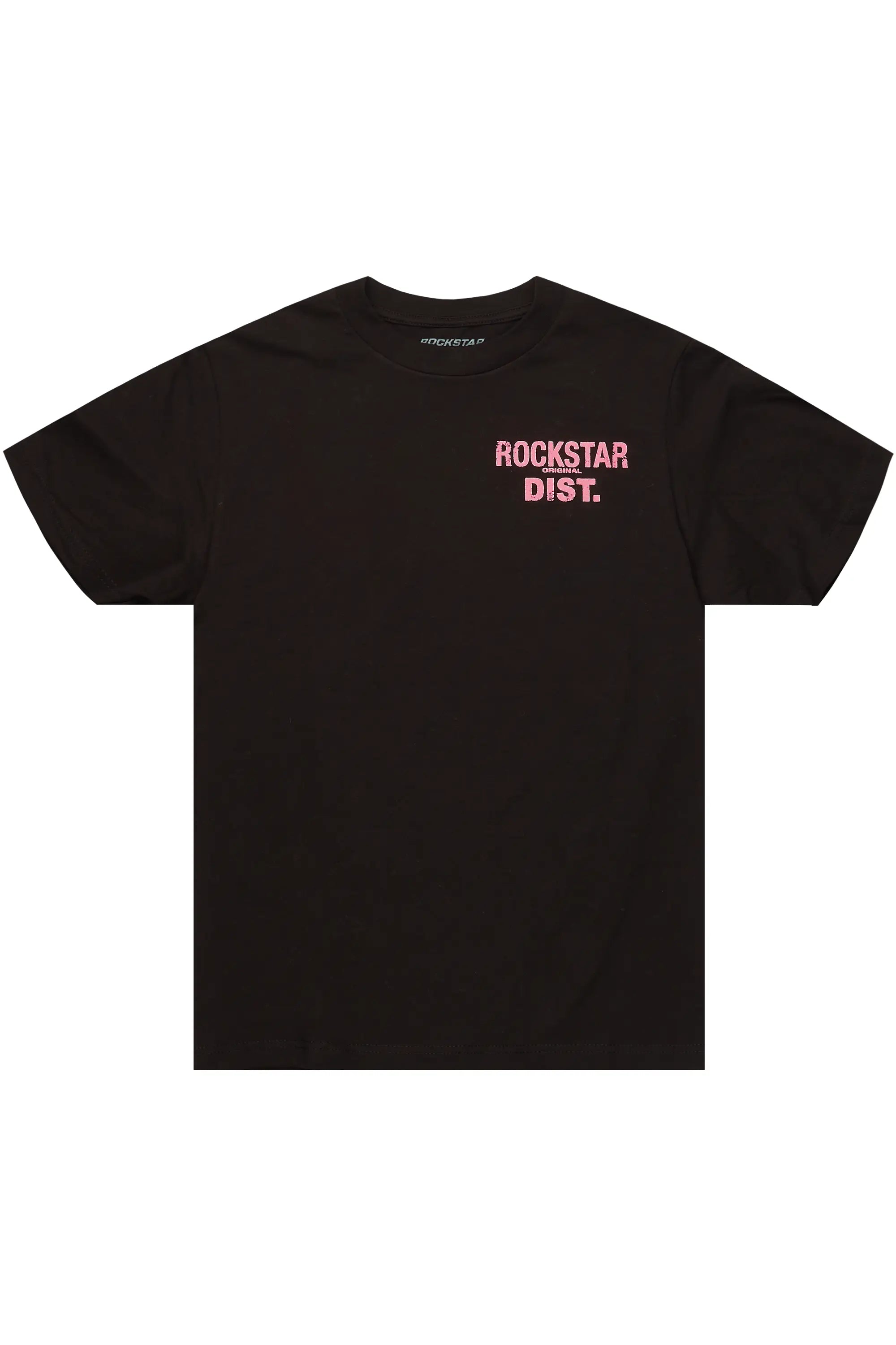 Dalasia Black/Pink Oversized Tee