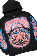 Cairo Black Hoodie/Baggy Track Pant Set