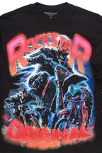 Trenzo Black/Fuchsia Long Sleeve Graphic T-Shirt