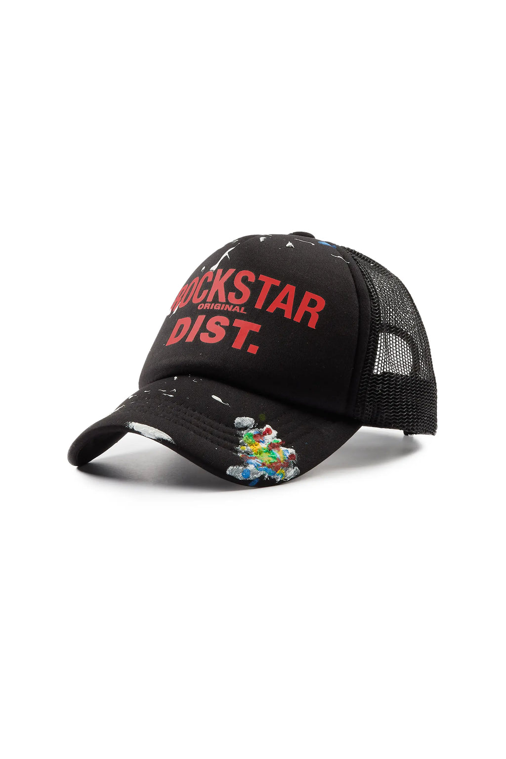 Boys Neptune Black/Red Trucker Hat