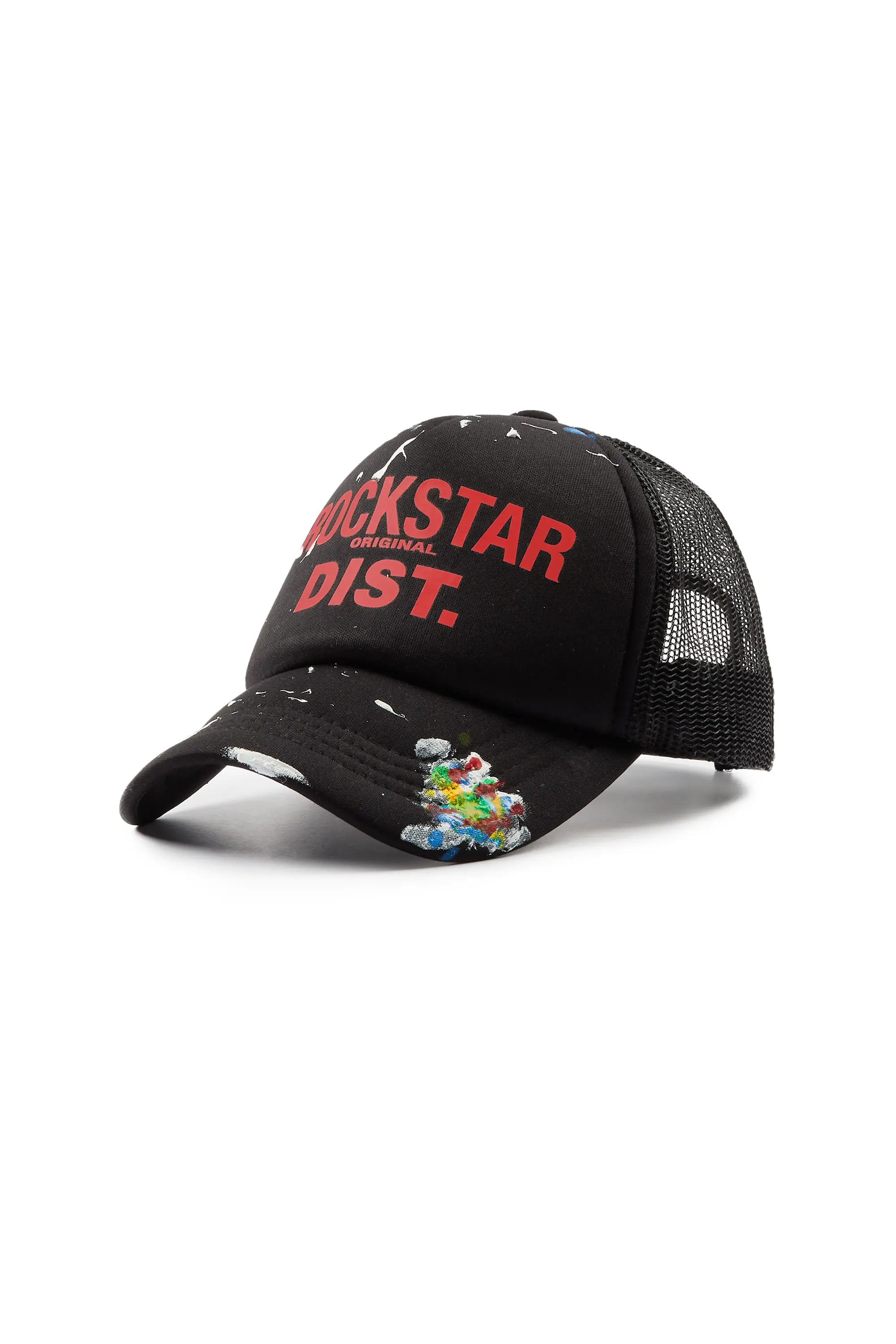 Boys Neptune Black/Red Trucker Hat